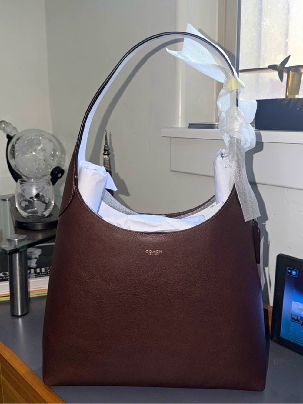Coach Brooklyn 34 Maple Leather NWT